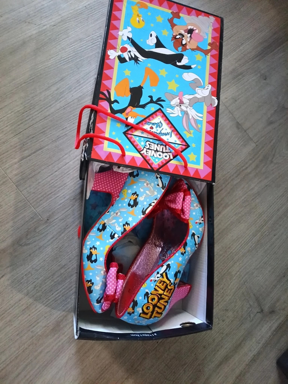 Looney Tunes Irregular Choice Blue And Pink 39